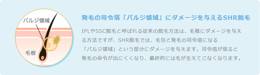 最新脱毛理論だから痛くない！